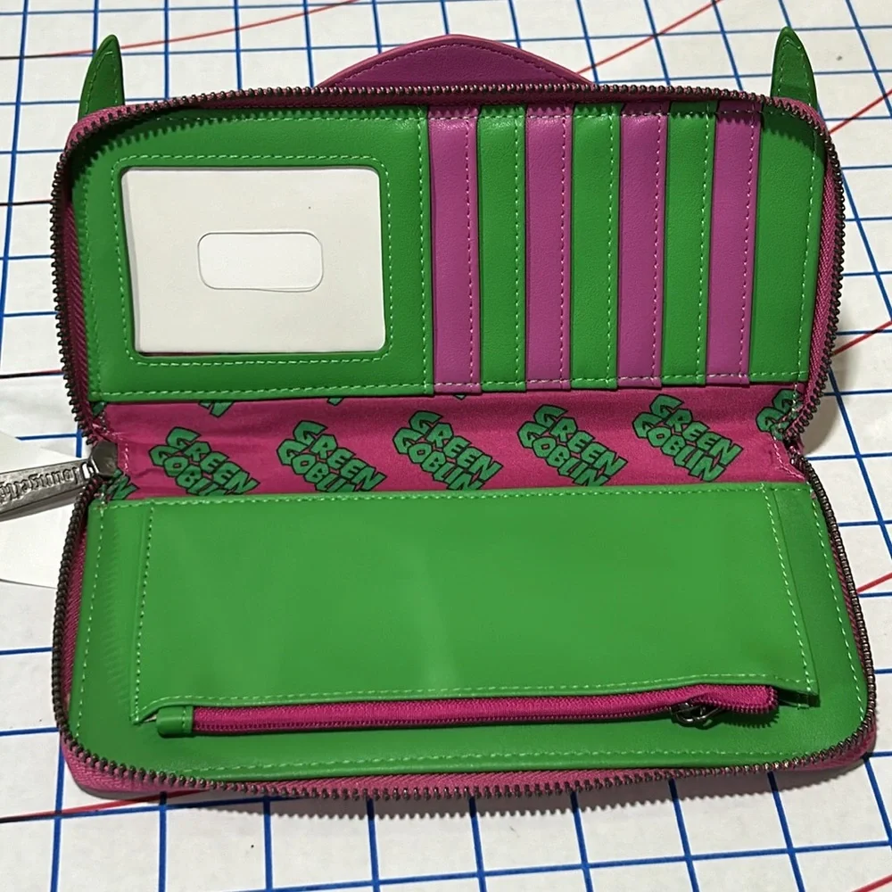 Marvel Green Goblin! Large zip wallet - Picture 3 of 8